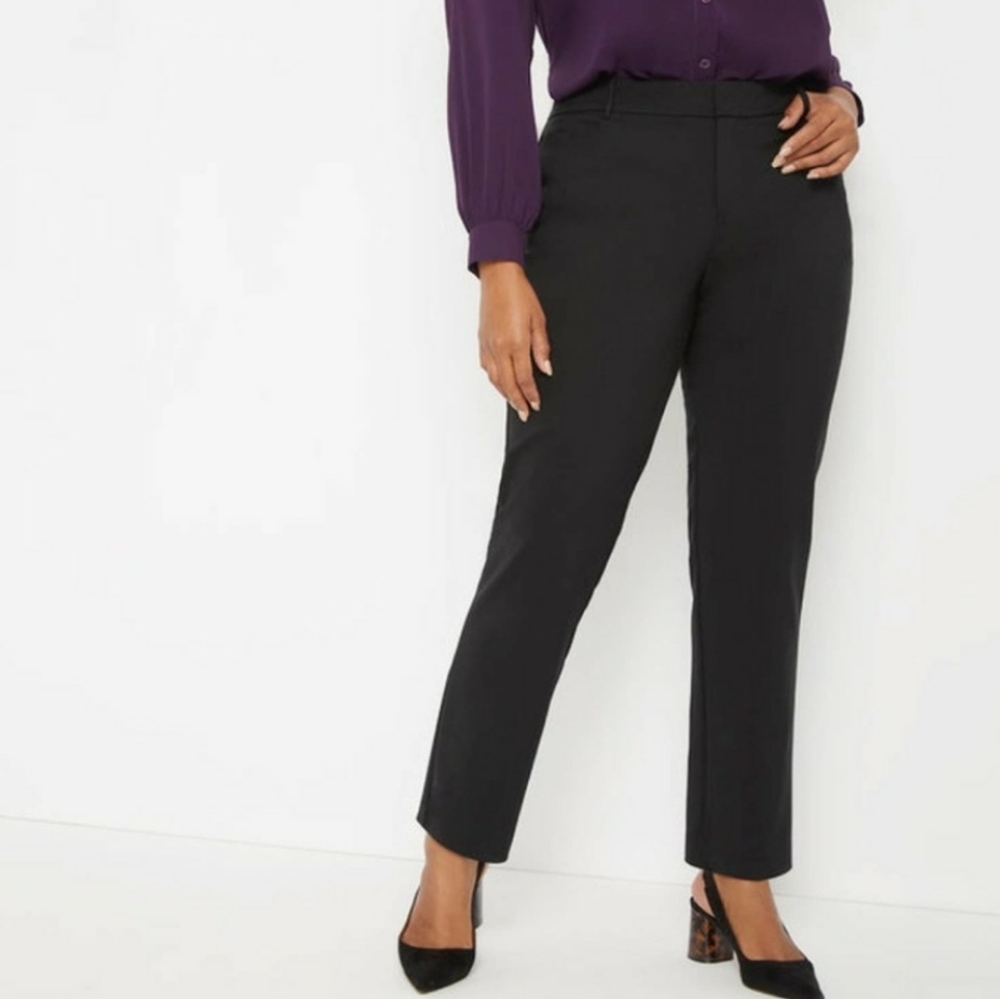 Eloquii Kady‎ Fit Double Weave High Waist Dress Pants Size 24